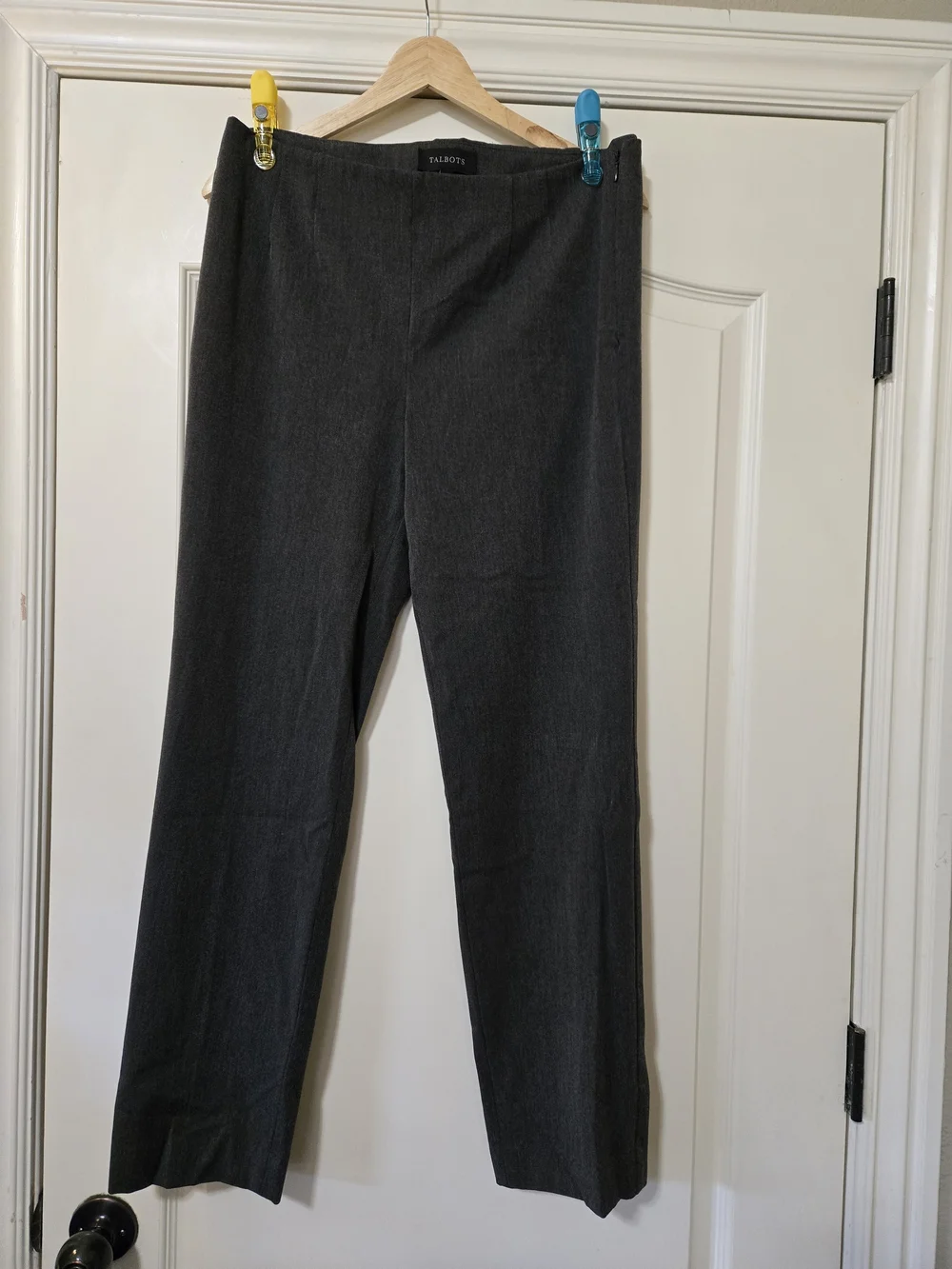 Talbots Women's Charcoal Straight-Leg Dress Pants